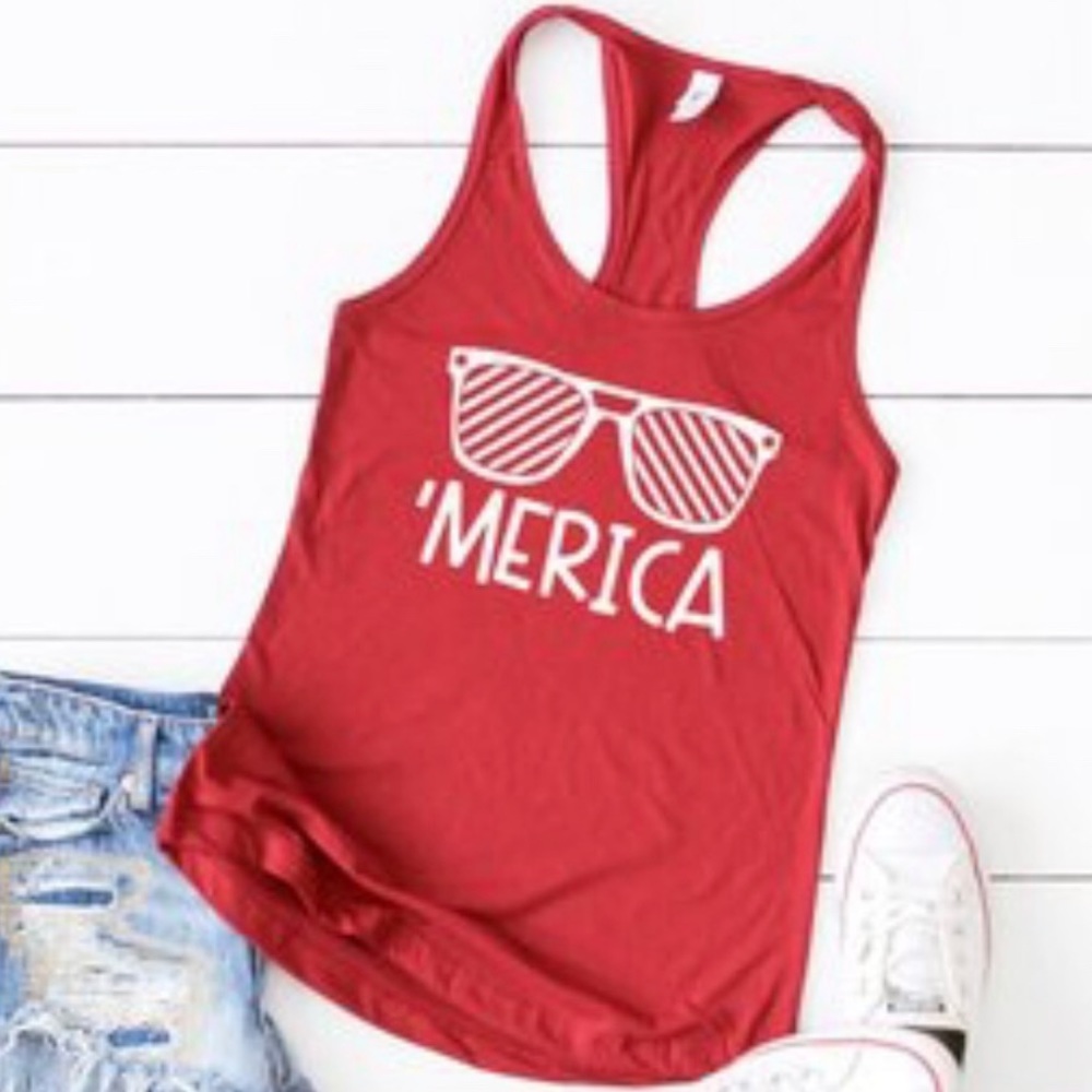 ❤️💙‘MERICA 4th of July Tank❤️💙